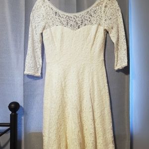 Ivory Lace Dress